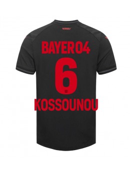 Bayer Leverkusen Odilon Kossounou #6 Heimtrikot 2023-24 Kurzarm